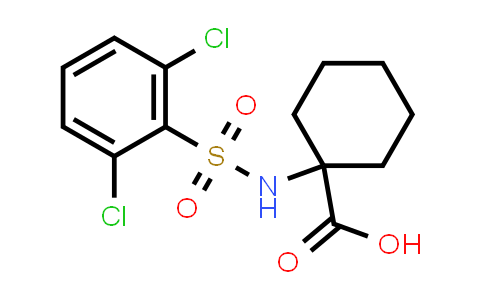 CAS No. 885268-92-8, 1-((2,6-Dichlorophenyl)sulfonamido)cyclohexane-1-carboxylic acid