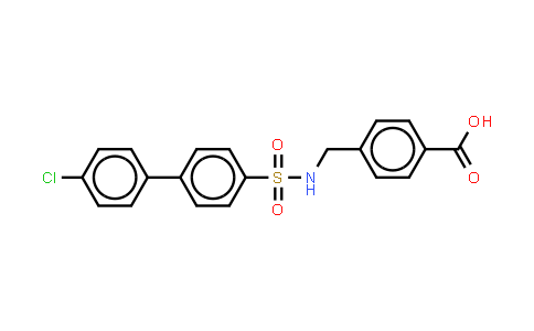 CAS No. 885269-34-1, 4-(((4'-Chloro-[1,1'-biphenyl])-4-sulfonamido)methyl)benzoic acid