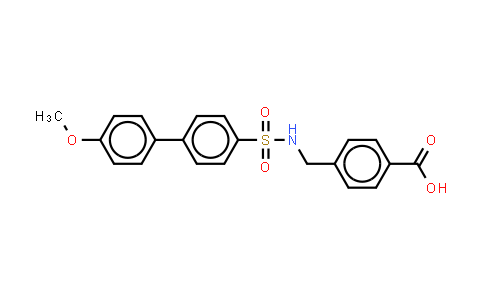 CAS No. 885269-44-3, 4-(((4'-Methoxy-[1,1'-biphenyl])-4-sulfonamido)methyl)benzoic acid