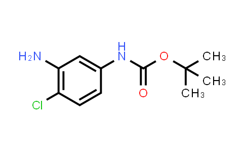 CAS No. 885270-73-5, tert-Butyl (3-amino-4-chlorophenyl)carbamate
