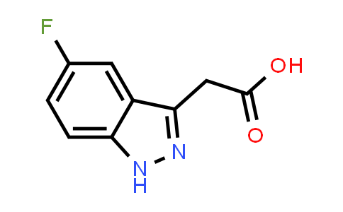 CAS No. 885271-22-7, 2-(5-Fluoro-1H-indazol-3-yl)acetic acid