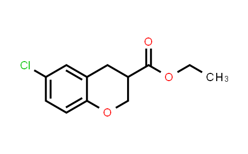CAS No. 885271-36-3, Ethyl 6-chlorochroman-3-carboxylate