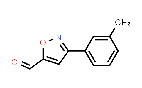 CAS No. 885273-54-1, 3-m-Tolyl-isoxazole-5-carbaldehyde