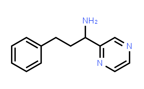 CAS No. 885275-26-3, 3-phenyl-1-(pyrazin-2-yl)propan-1-amine