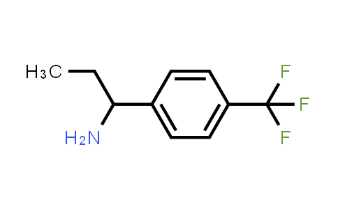 CAS No. 885276-54-0, 1-(4-(Trifluoromethyl)phenyl)propan-1-amine