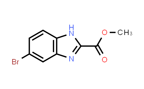 CAS No. 885280-00-2, Methyl 5-bromo-1H-benzo[d]imidazole-2-carboxylate