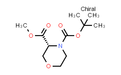 CAS No. 885321-46-0, (R)-4-tert-Butyl 3-methyl morpholine-3,4-dicarboxylate