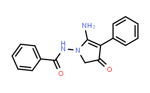 CAS No. 885458-25-3, Benzamide, N-(5-amino-2,3-dihydro-3-oxo-4-phenyl-1H-pyrrol-1-yl)