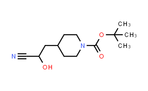 885516-98-3 | tert-Butyl 4-(2-cyano-2-hydroxyethyl)piperidine-1-carboxylate