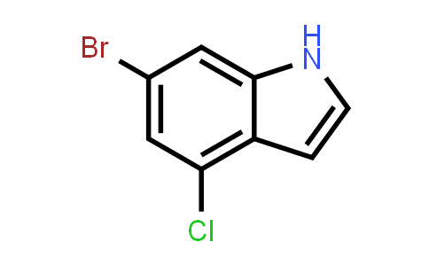 CAS No. 885519-01-7, 6-Bromo-4-chloro-1H-indole
