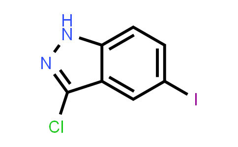 CAS No. 885519-14-2, 3-Chloro-5-iodo-1H-indazole