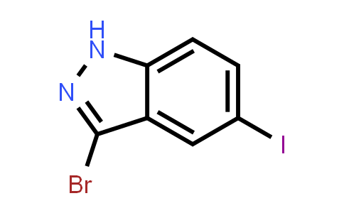 CAS No. 885519-16-4, 3-Bromo-5-iodo-1H-indazole