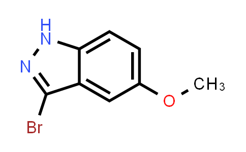 CAS No. 885519-30-2, 3-Bromo-5-methoxy-1H-indazole