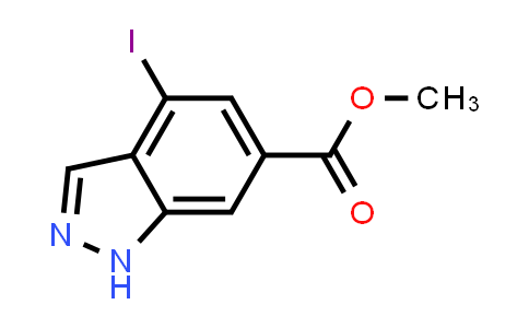 CAS No. 885519-33-5, Methyl 4-iodo-1H-indazole-6-carboxylate