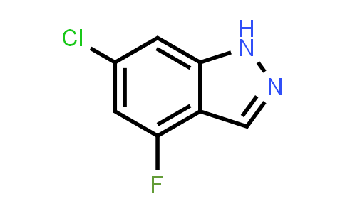 CAS No. 885520-29-6, 6-Chloro-4-fluoro-1H-indazole