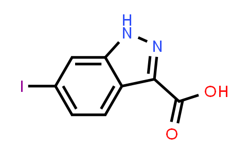 CAS No. 885520-67-2, 6-Iodo-1H-indazole-3-carboxylic acid