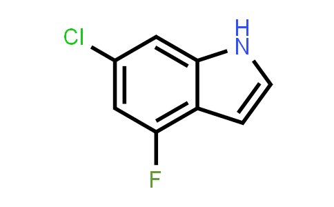 CAS No. 885520-88-7, 6-Chloro-4-fluoro-1H-indole