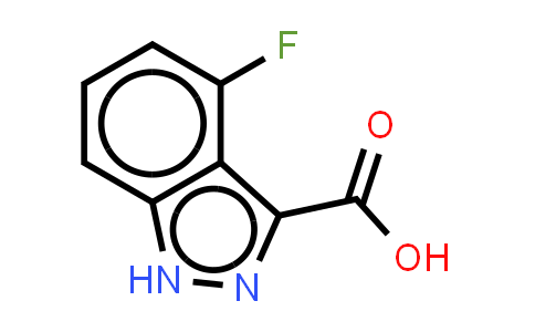 CAS No. 885521-64-2, 1H-INDAZOLE-3-CARBOXYLIC ACID,4-FLUORO