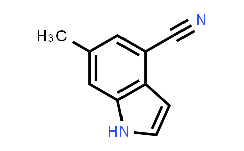 CAS No. 885522-54-3, 6-Methyl-1H-indole-4-carbonitrile