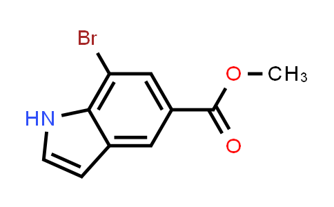 CAS No. 885523-35-3, Methyl 7-bromo-1H-indole-5-carboxylate