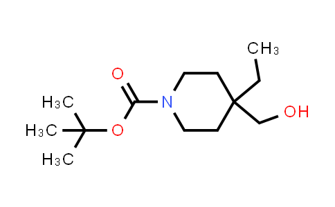 CAS No. 885523-38-6, tert-Butyl 4-ethyl-4-(hydroxymethyl)piperidine-1-carboxylate
