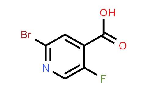 CAS No. 885588-12-5, 2-Bromo-5-fluoroisonicotinic acid