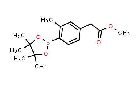 DY577564 | 885681-94-7 | Methyl 2-(3-methyl-4-(4,4,5,5-tetramethyl-1,3,2-dioxaborolan-2-yl)phenyl)acetate