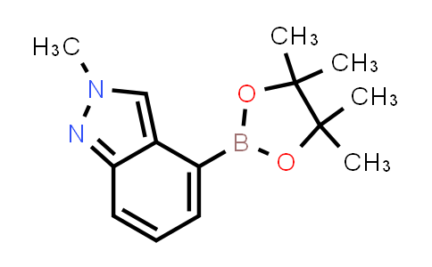CAS No. 885698-95-3, 2-Methyl-4-(4,4,5,5-tetramethyl-1,3,2-dioxaborolan-2-yl)-2H-indazole