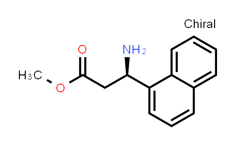 CAS No. 886061-22-9, Methyl (3R)-3-amino-3-(naphthalen-1-yl)propanoate