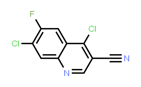 CAS No. 886362-74-9, 3-Quinolinecarbonitrile, 4,7-dichloro-6-fluoro-