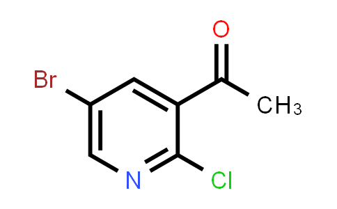 CAS No. 886365-47-5, 1-(5-Bromo-2-chloropyridin-3-yl)ethanone