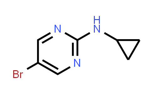 CAS No. 886366-20-7, 5-Bromo-N-cyclopropylpyrimidin-2-amine