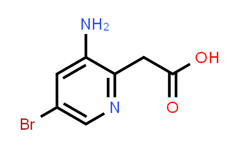 CAS No. 886373-11-1, 2-(3-Amino-5-bromopyridin-2-yl)acetic acid