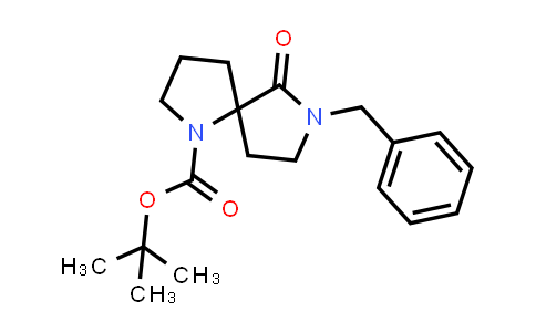 CAS No. 886449-70-3, 1,7-Diazaspiro[4.4]nonane-1-carboxylic acid, 6-oxo-7-(phenylmethyl)-, 1,1-dimethylethyl ester