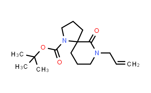 CAS No. 886449-73-6, 1,7-Diazaspiro[4.5]decane-1-carboxylic acid, 6-oxo-7-(2-propen-1-yl)-, 1,1-dimethylethyl ester