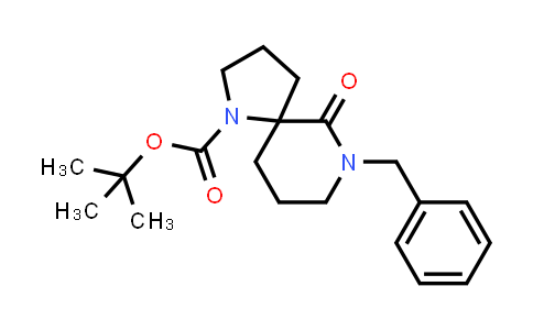 CAS No. 886449-74-7, 1,7-Diazaspiro[4.5]decane-1-carboxylic acid, 6-oxo-7-(phenylmethyl)-, 1,1-dimethylethyl ester