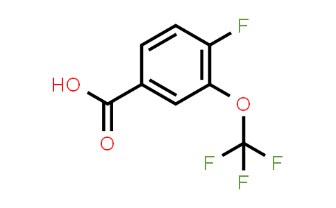 CAS No. 886496-49-7, 4-Fluoro-3-(trifluoromethoxy)benzoic acid