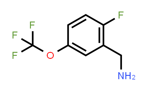 CAS No. 886498-13-1, (2-Fluoro-5-(trifluoromethoxy)phenyl)methanamine