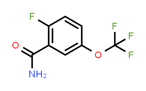 CAS No. 886498-17-5, 2-Fluoro-5-(trifluoromethoxy)benzamide