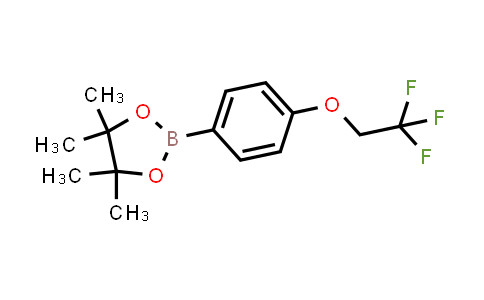 CAS No. 886528-42-3, 4,4,5,5-Tetramethyl-2-(4-(2,2,2-trifluoroethoxy)phenyl)-1,3,2-dioxaborolane