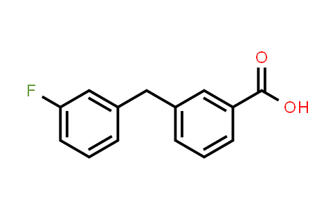 CAS No. 886569-96-6, 3-(3-Fluorobenzyl)benzoic acid