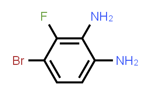 CAS No. 886762-86-3, 4-Bromo-3-fluorobenzene-1,2-diamine