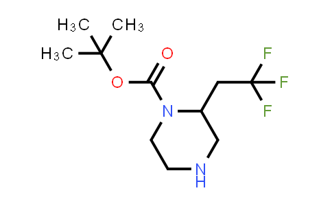 CAS No. 886766-22-9, 1-Piperazinecarboxylic acid, 2-(2,2,2-trifluoroethyl)-, 1,1-dimethylethyl ester