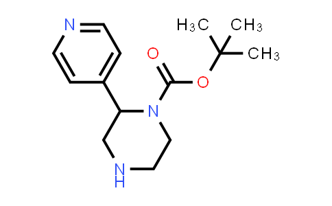 CAS No. 886771-20-6, 1-Piperazinecarboxylic acid, 2-(4-pyridinyl)-, 1,1-dimethylethyl ester