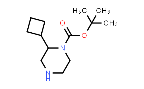 CAS No. 886780-09-2, 1-Piperazinecarboxylic acid, 2-cyclobutyl-, 1,1-dimethylethyl ester