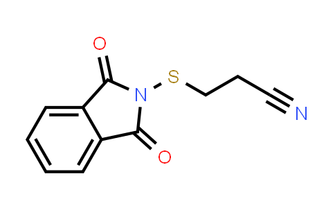 CAS No. 88683-57-2, 3-((1,3-Dioxoisoindolin-2-yl)thio)propanenitrile