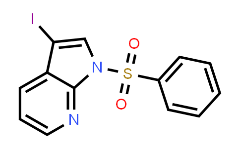MC577749 | 887115-53-9 | 1H-Pyrrolo[2,3-b]pyridine, 3-iodo-1-(phenylsulfonyl)-
