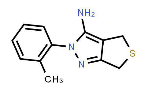 CAS No. 887200-93-3, 2-(2-Methylphenyl)-2,6-dihydro-4H-thieno[3,4-c]pyrazol-3-amine