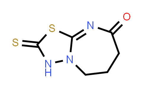 CAS No. 887201-49-2, 2-Thioxo-2,3,6,7-tetrahydro-[1,3,4]thiadiazolo[3,2-a][1,3]diazepin-8(5H)-one