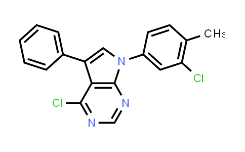 887202-25-7 | 4-Chloro-7-(3-chloro-4-methylphenyl)-5-phenyl-7H-pyrrolo[2,3-d]pyrimidine
